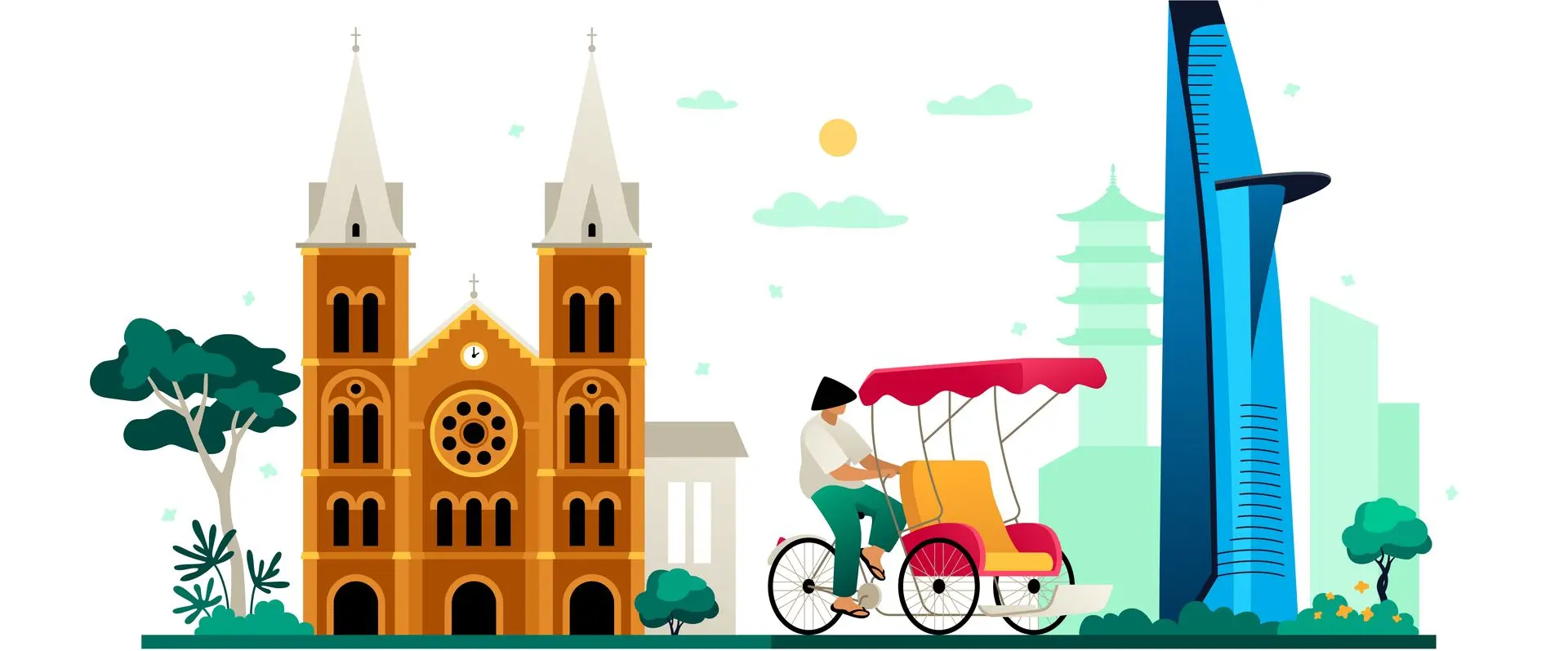 Ho Chi Minh City Illustrator